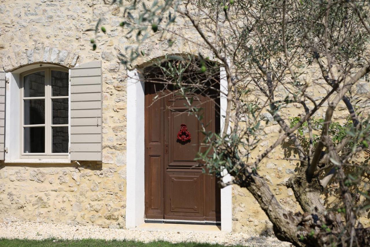 L'Elegante Bastide En Pierre Avec Vue Sur Le Vieux Village De Mougins Eksteriør billede