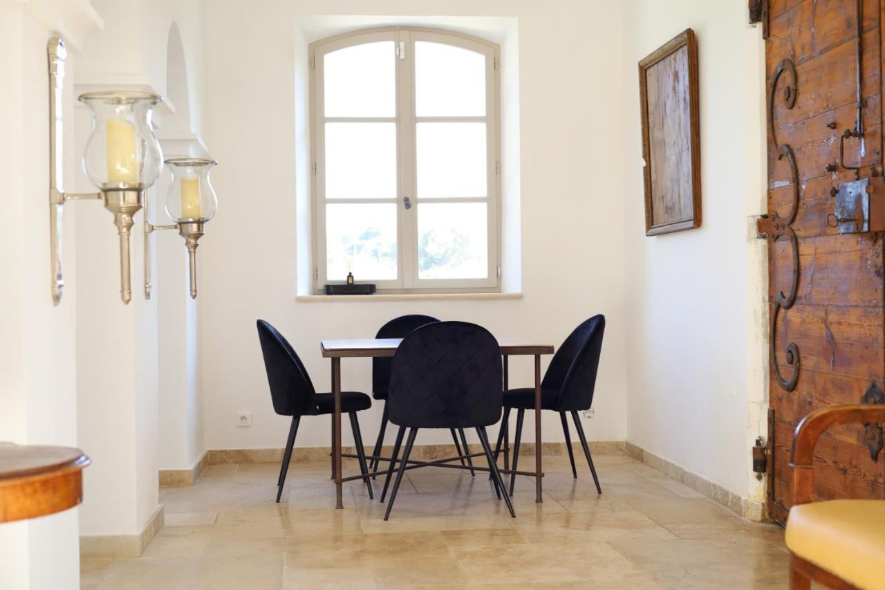 L'Elegante Bastide En Pierre Avec Vue Sur Le Vieux Village De Mougins Eksteriør billede